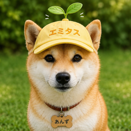 マスコット犬のあんず
