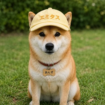 マスコット犬あんず